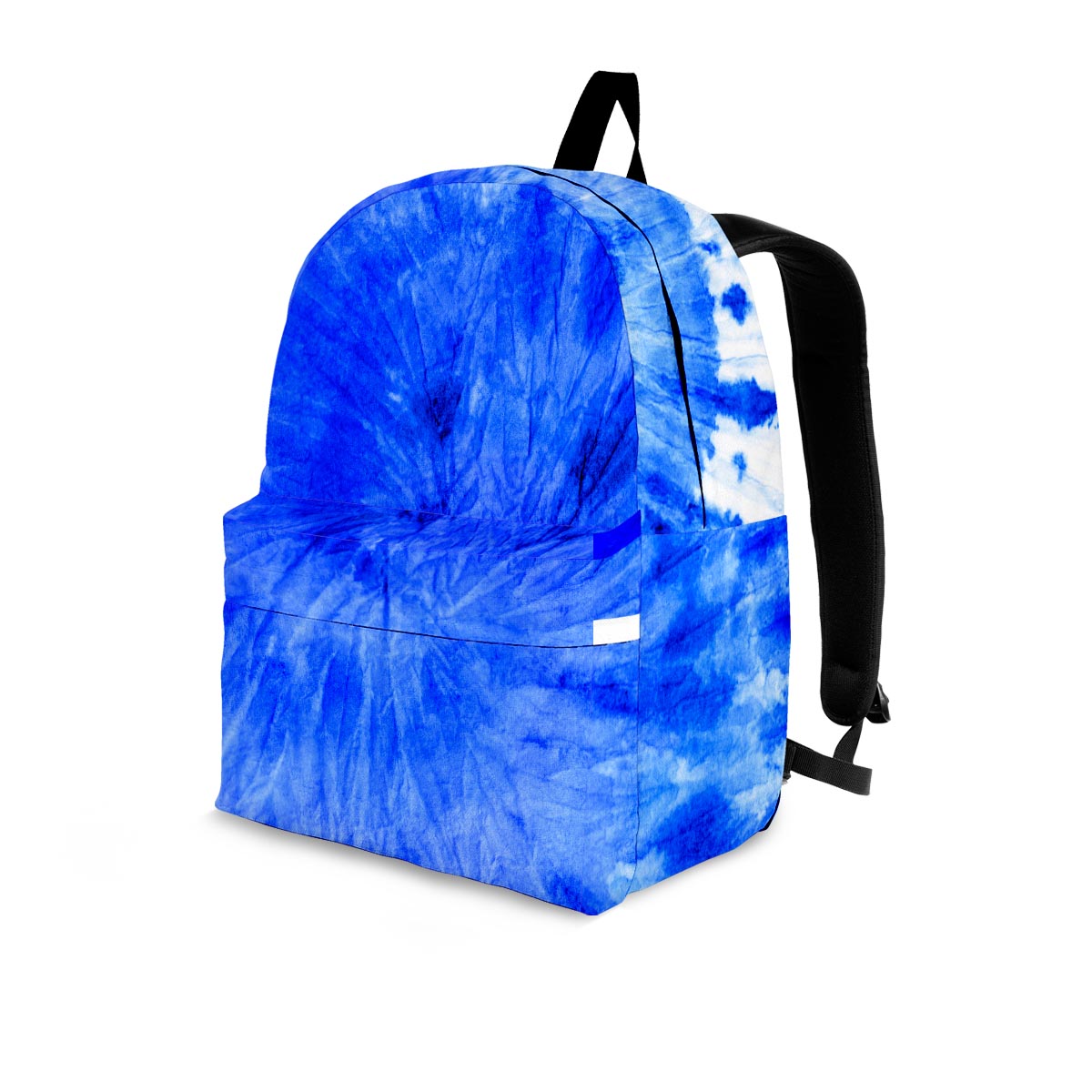 Blue Tie Dye Print Backpack-grizzshop