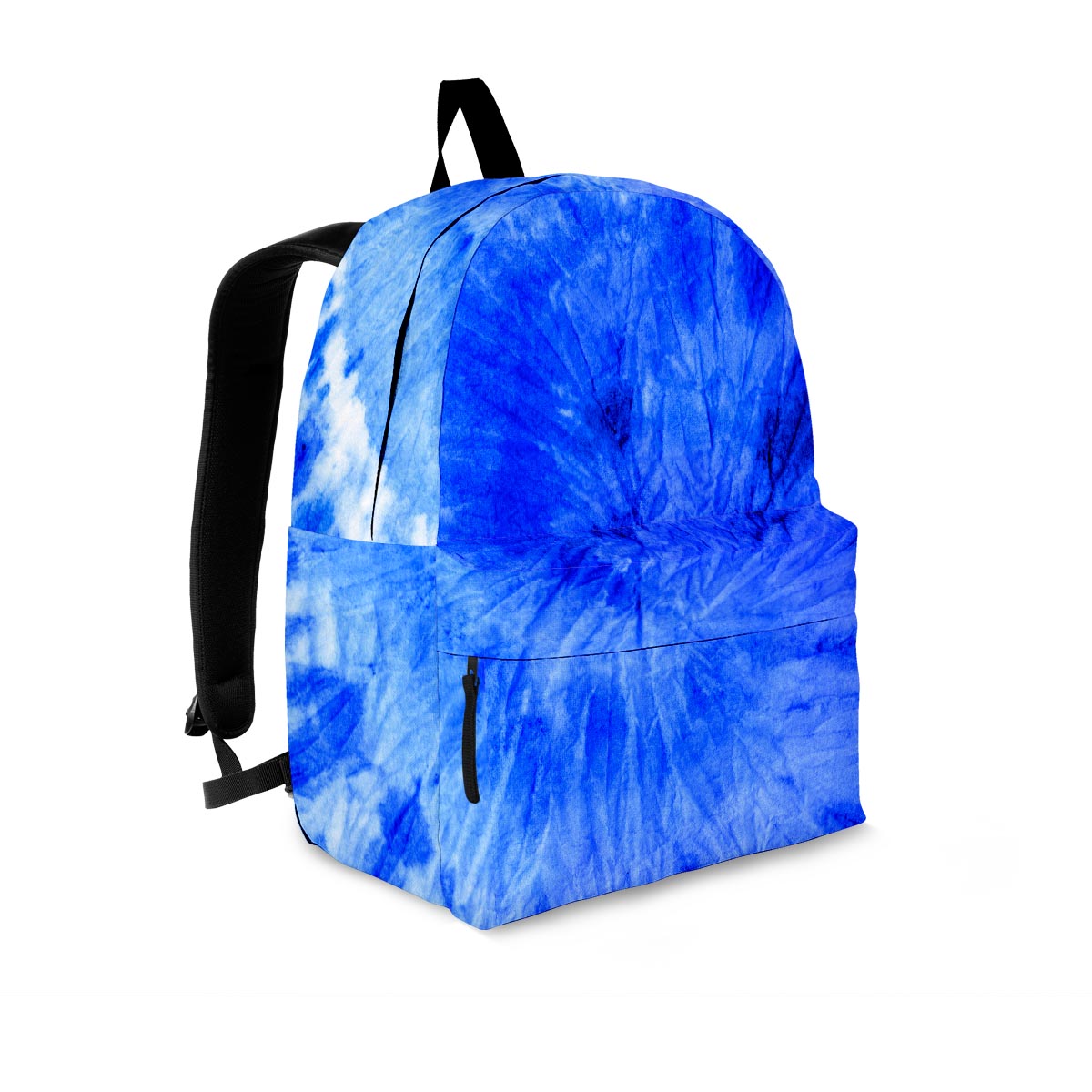 Blue Tie Dye Print Backpack-grizzshop