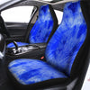 Blue Tie Dye Print Car Seat Covers-grizzshop