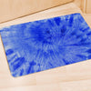 Blue Tie Dye Print Door Mat-grizzshop