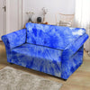 Blue Tie Dye Print Loveseat Cover-grizzshop