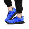 Blue Tie Dye Print Men's Sneakers-grizzshop