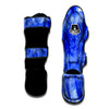 Blue Tie Dye Print Muay Thai Shin Guard-grizzshop