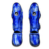 Blue Tie Dye Print Muay Thai Shin Guard-grizzshop