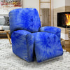 Blue Tie Dye Print Recliner Cover-grizzshop