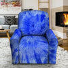 Blue Tie Dye Print Recliner Cover-grizzshop