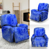 Blue Tie Dye Print Recliner Cover-grizzshop