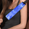 Blue Tie Dye Print Seat Belt Cover-grizzshop