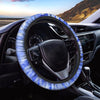 Blue Tie Dye Print Steering Wheel Cover-grizzshop