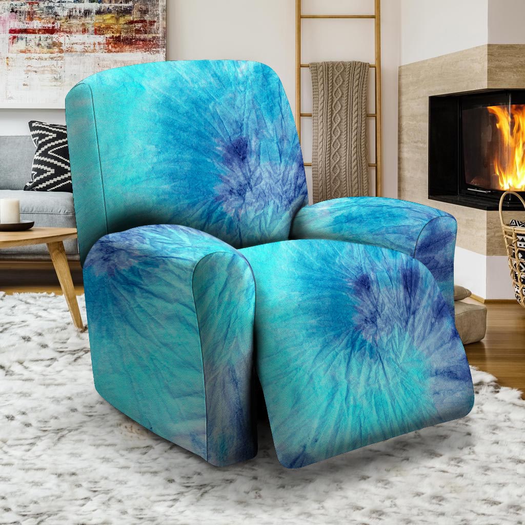 Blue Tie Dye Recliner Cover-grizzshop