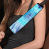 Blue Tie Dye Seat Belt Cover-grizzshop