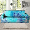 Blue Tie Dye Sofa Cover-grizzshop