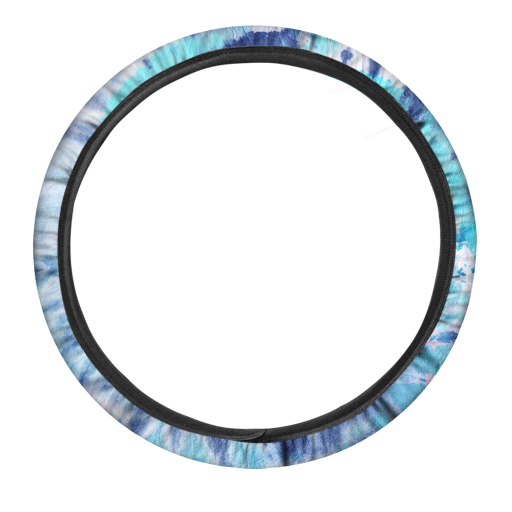 Blue Tie Dye Steering Wheel Cover-grizzshop