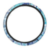 Blue Tie Dye Steering Wheel Cover-grizzshop