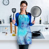 Blue Tie Dye Women's Apron-grizzshop