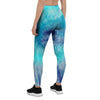 Blue Tie Dye Women's Leggings-grizzshop