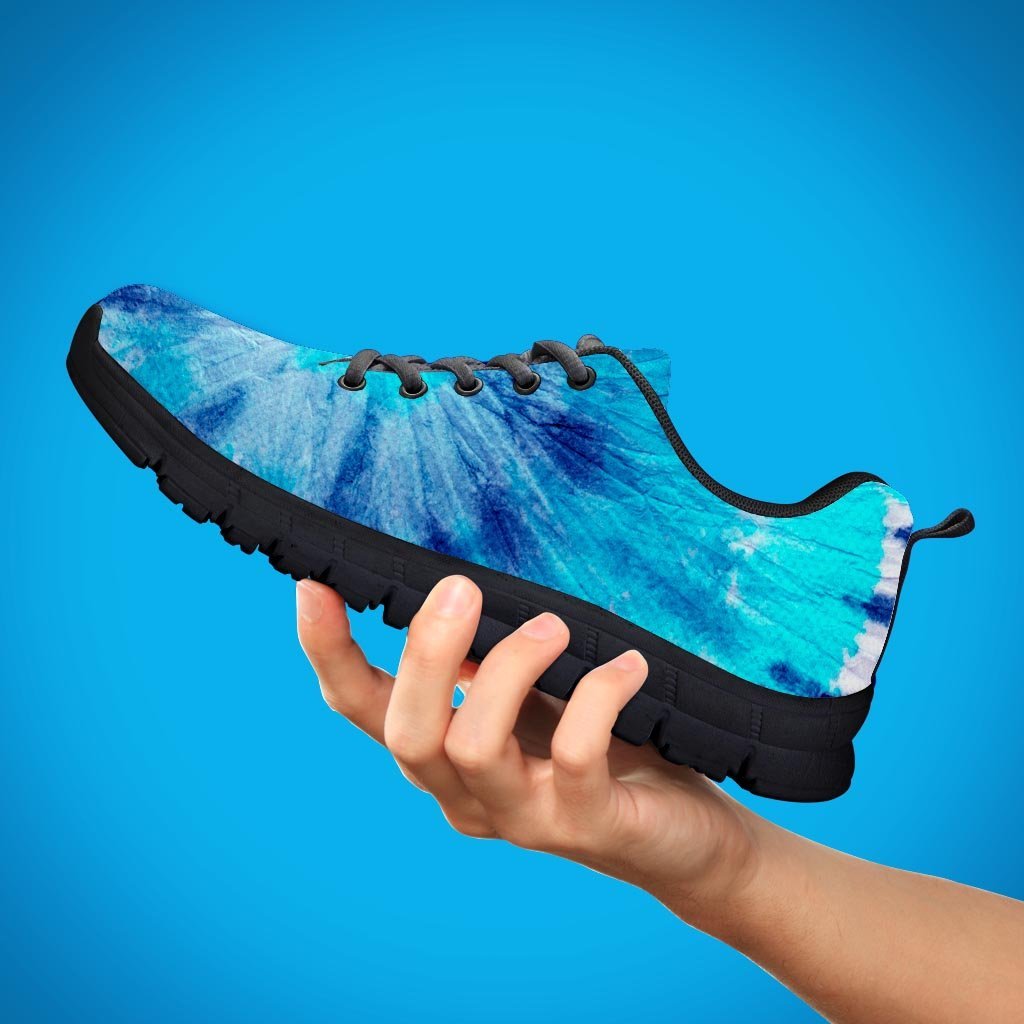 Blue Tie Dye Women's Sneakers-grizzshop