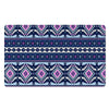 Blue Tribal Aztec Eagles Door Mat-grizzshop