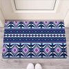 Blue Tribal Aztec Eagles Door Mat-grizzshop