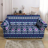 Blue Tribal Aztec Eagles Loveseat Cover-grizzshop