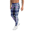 Blue Tribal Aztec Eagles Men's Leggings-grizzshop