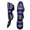 Blue Tribal Aztec Eagles Muay Thai Shin Guard-grizzshop