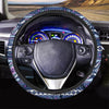 Blue Tribal Aztec Eagles Steering Wheel Cover-grizzshop