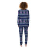 Blue Tribal Aztec Eagles Women's Pajamas-grizzshop