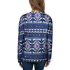 Blue Tribal Aztec Eagles Women's Sweatshirt-grizzshop