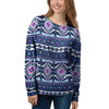 Blue Tribal Aztec Eagles Women's Sweatshirt-grizzshop