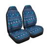 Blue Tribal Aztec Hand Drawn Car Seat Covers-grizzshop