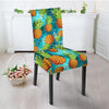 Blue Tropical Hawaiian Pineapple Print Chair Cover-grizzshop