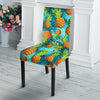 Blue Tropical Hawaiian Pineapple Print Chair Cover-grizzshop