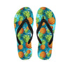 Blue Tropical Hawaiian Pineapple Print Men's Flip Flops-grizzshop