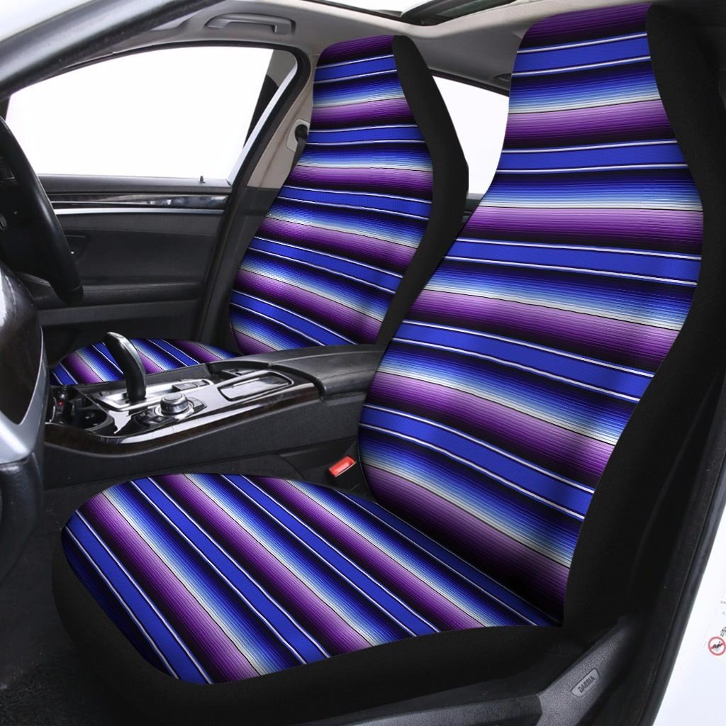 Blue And Purple Mexican Baja Car Seat Covers-grizzshop