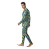 Blueberry And Daisy Print Pattern Men's Pajamas-grizzshop