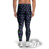 Blueberry And Leaf Print Pattern Men's Leggings-grizzshop