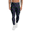 Blueberry And Leaf Print Pattern Men's Leggings-grizzshop