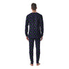 Blueberry And Leaf Print Pattern Men's Pajamas-grizzshop