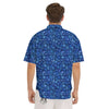 Blueberry Print Pattern Men's Short Sleeve Shirts-grizzshop