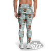 Boar And Cloud Print Pattern Men's Leggings-grizzshop