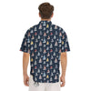 Boat On Sea Print Pattern Men's Short Sleeve Shirts-grizzshop