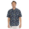 Boat On Sea Print Pattern Men's Short Sleeve Shirts-grizzshop