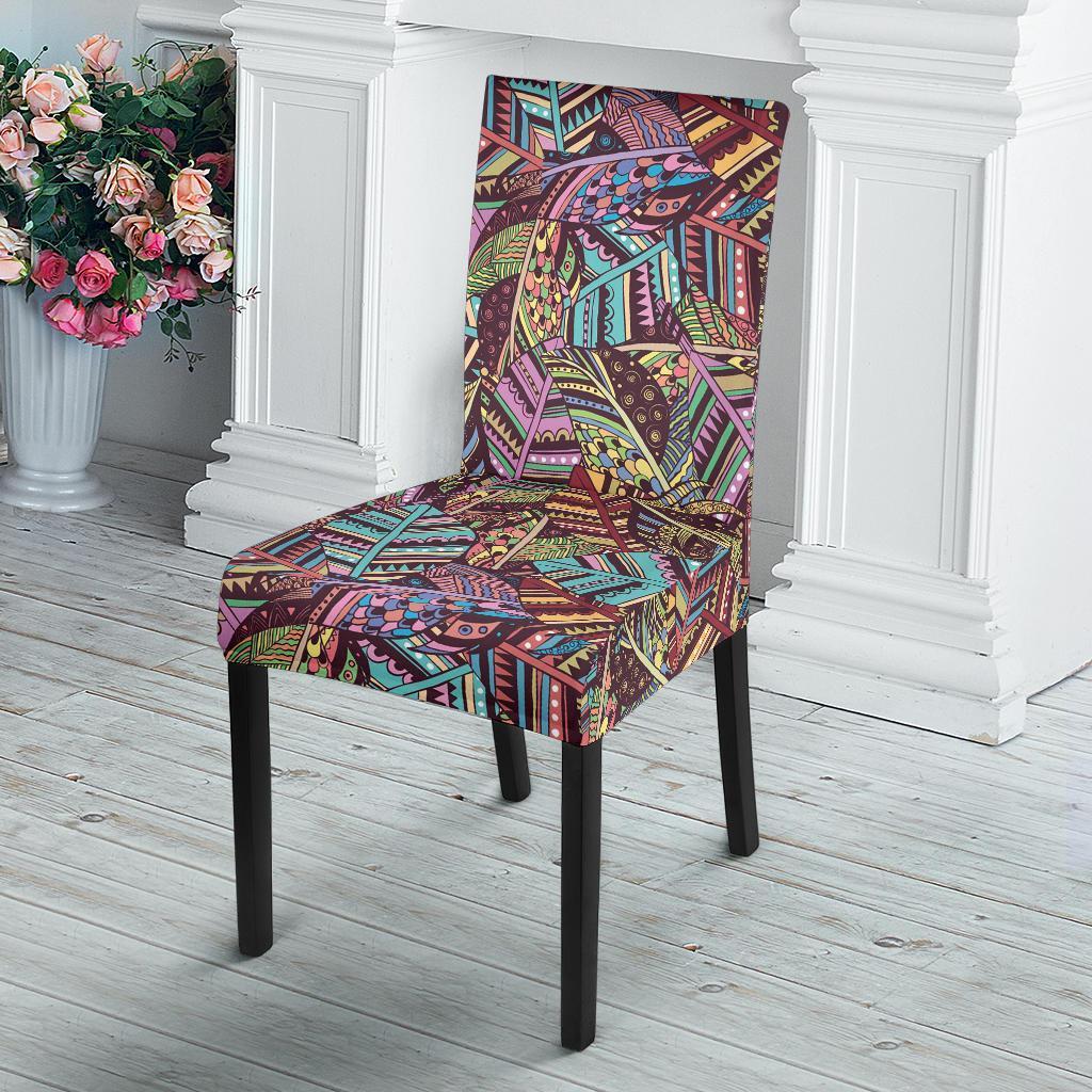 Bohemian Boho Pattern Print Chair Cover-grizzshop