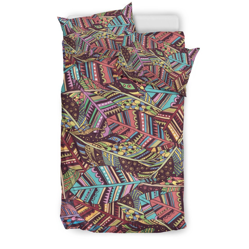 Bohemian Boho Pattern Print Duvet Cover Bedding Set-grizzshop