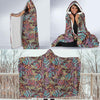 Bohemian Boho Pattern Print Hooded Blanket-grizzshop