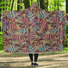 Bohemian Boho Pattern Print Hooded Blanket-grizzshop