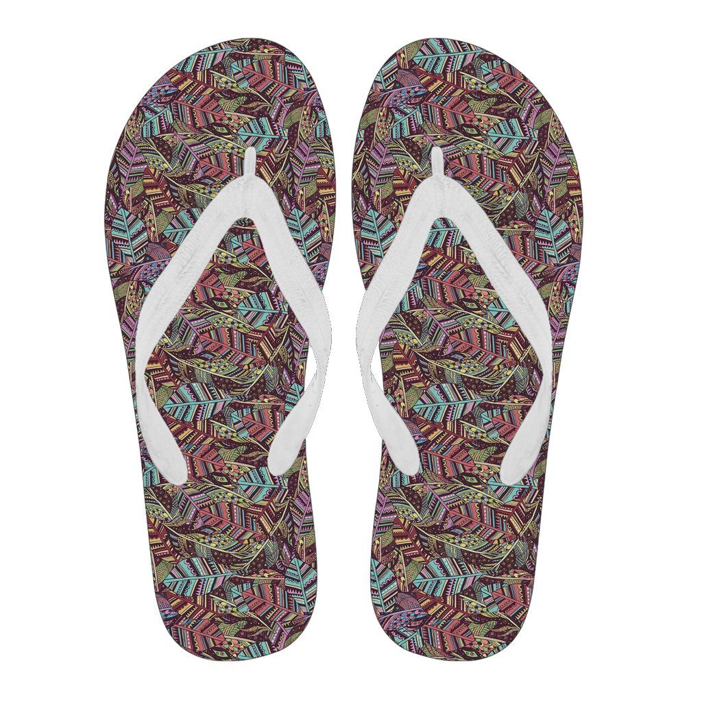 Bohemian Boho Pattern Print Men & Women Flip Flops-grizzshop