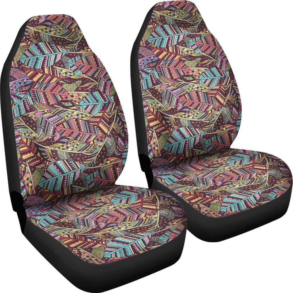 Bohemian Boho Pattern Print Universal Fit Car Seat Cover-grizzshop