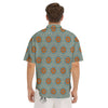 Bohemian Mandala Floral Print Pattern Men's Short Sleeve Shirts-grizzshop